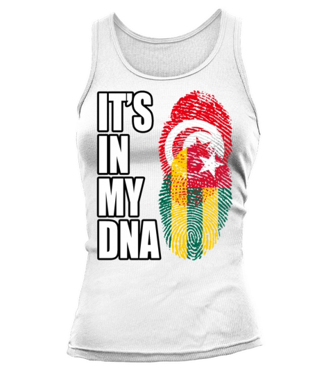 Tunisian And Togolese Mix Heritage DNA Flag Tank top Woman