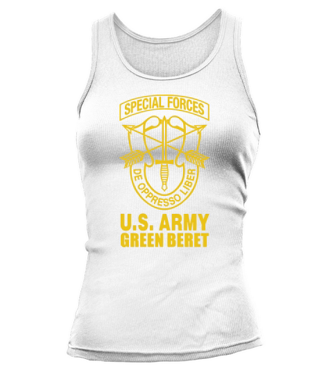 US Army Green Beret Special Forces T-Shirt Tank top Woman