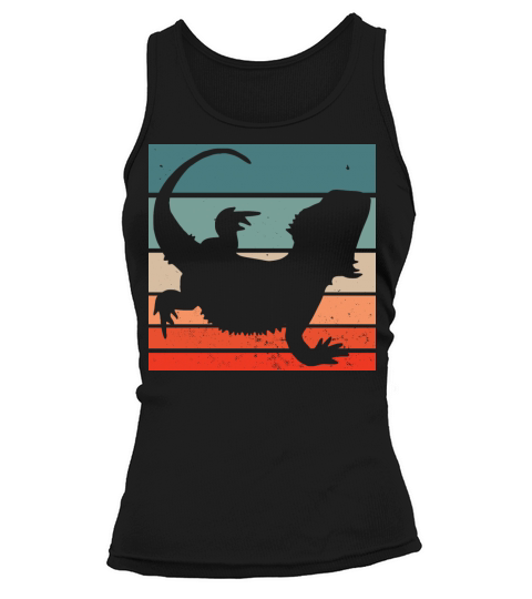 Vintage Retro Bearded Dragon Tank top Woman