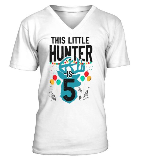 Buck Deer Hunting Hunter Kid V-Neck T-shirt