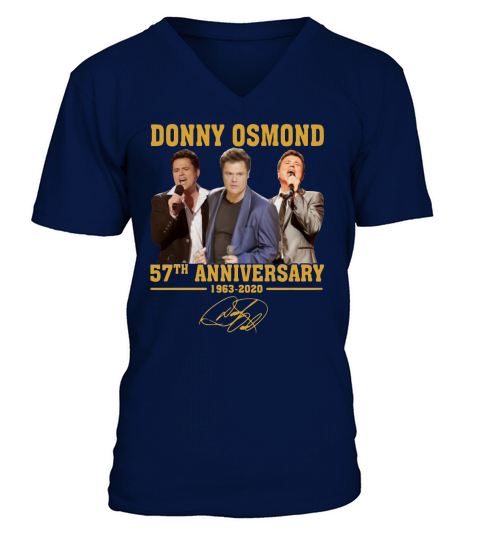 Donny Osmond 57th anniversary 1963 2020 signature shirt V-Neck T-shirt