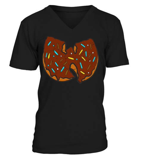 donut wutang chocolate V-Neck T-shirt