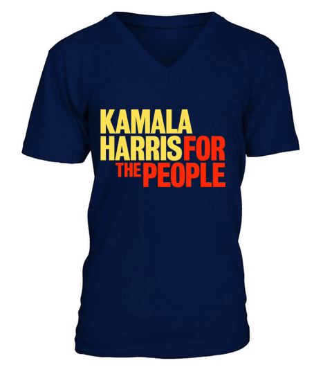 kamala harris for the people V-Neck T-shirt