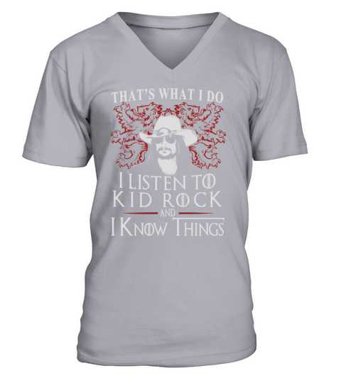 Kid Rock I KNOW THINGS V-Neck T-shirt