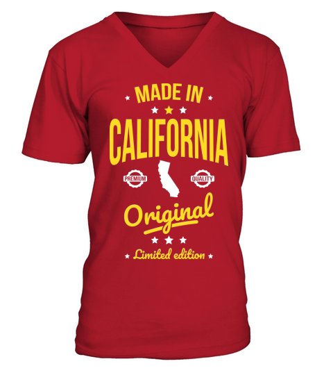Made in California - Original - Limited edition V-Neck T-shirt
