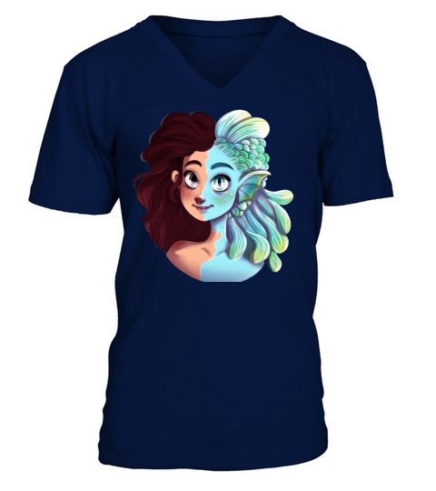 Mermaid V-Neck T-shirt