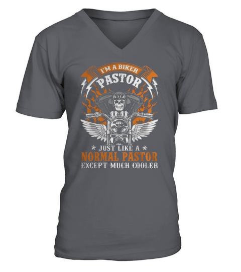 PASTOR BIKER SHIRT- SHIRT V-Neck T-shirt