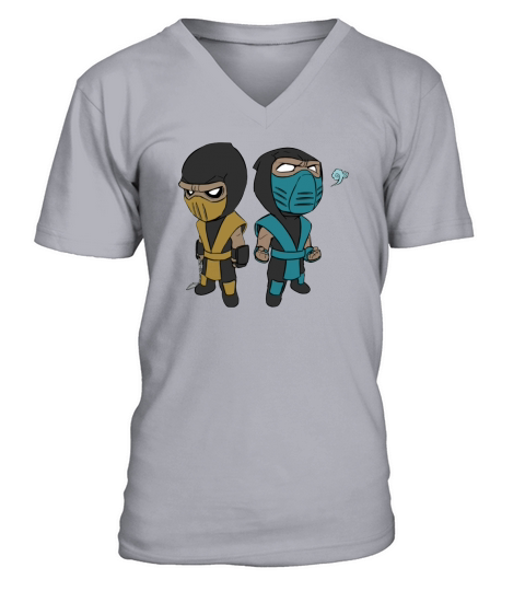 Scorpion &amp;amp; Sub-zero V-Neck T-shirt