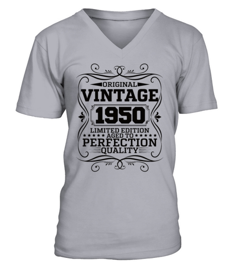 Vintage 1950 Original Limited Edition V-Neck T-shirt