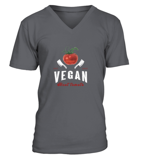 Vintage Tomato Butcher Meat V-Neck T-shirt
