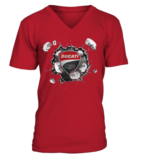VO DUCATI CORSE V-Neck T-shirt