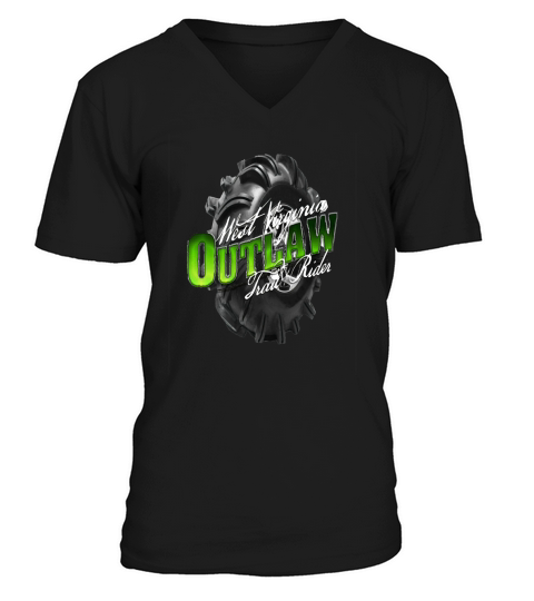 Wv outlaw trail rider V-Neck T-shirt