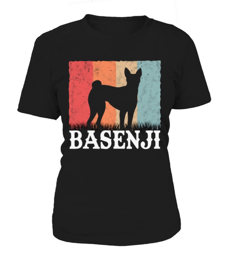 Basenji Retro Congo Terrier Vintage Women's T-Shirt