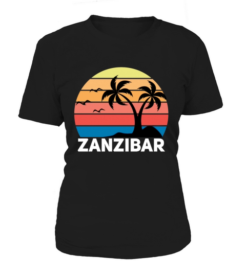 Cool retro vintage Zanzibar design Women's T-Shirt