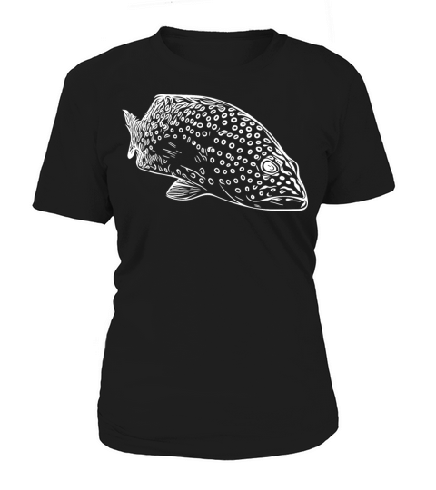 Elegant Vintage Spotted Grouper Women's T-Shirt