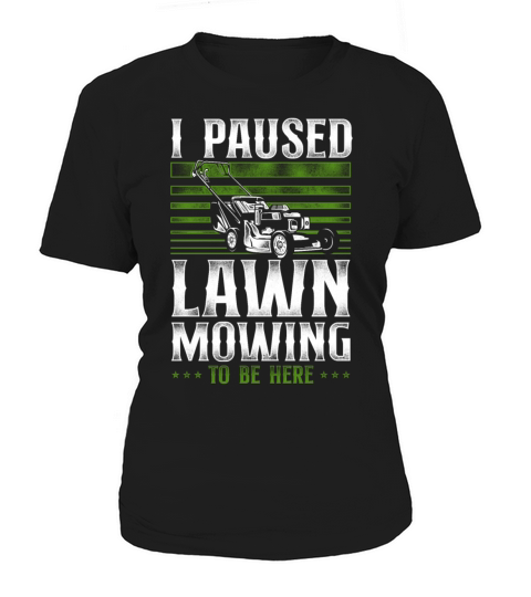 Lawn Mower Mowing Dad Father Women's T-Shirt