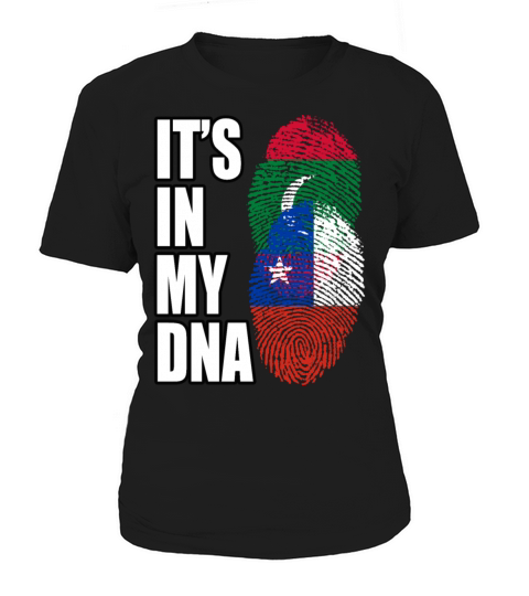 Maldivian And Chilean Mix Heritage DNA Flag Women's T-Shirt