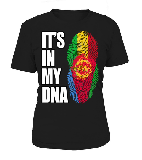 Malian And Eritrean Mix Heritage DNA Flag Women's T-Shirt