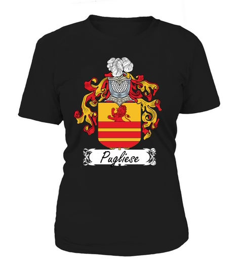 Pugliese Family Crest Italian Family Crests Women's T-Shirt