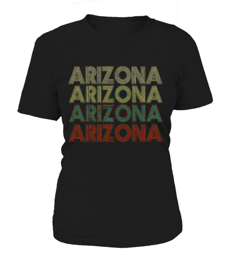 Retro America State Flag Vintage Arizona Women's T-Shirt