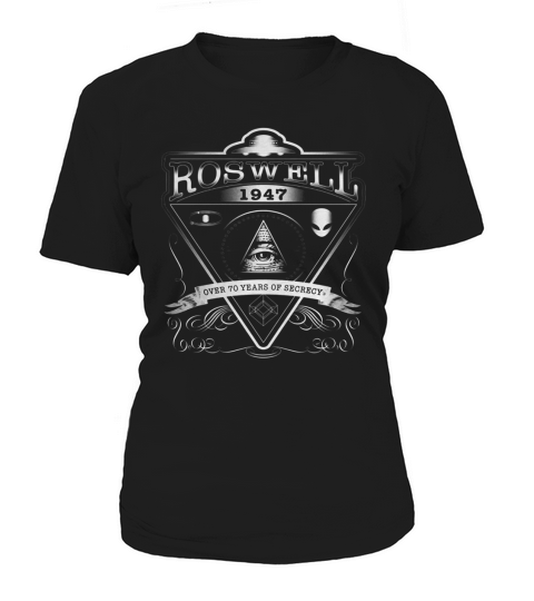 Roswell 1947 Alien T Shirt - Vintage Style UFO Tee Women's T-Shirt