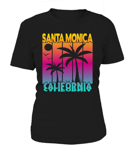 Santa Monica California sunset Women's T-Shirt
