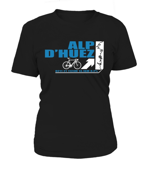 Tour De France Alp DHuez Cycling Women's T-Shirt