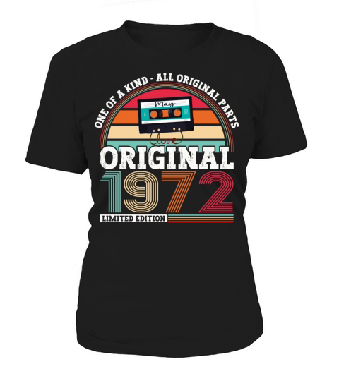 Vintage 1972 Original Since May 50th Birthday Gift Women's T-Shirt