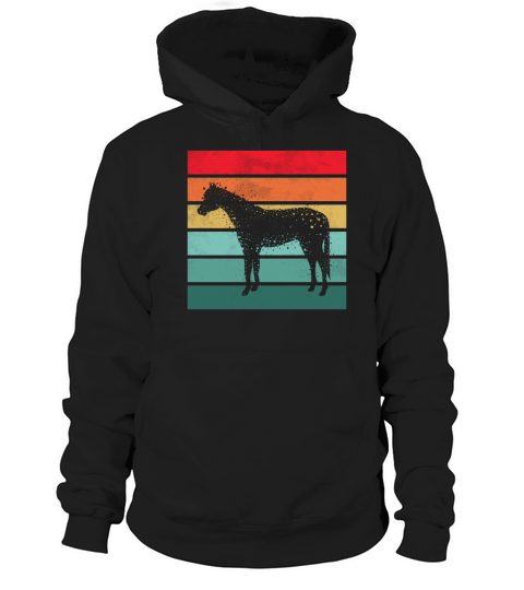 Girls Horse Riding Shirt Vintage Retro Hoodie Unisex