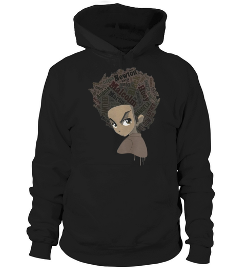 Huey Freeman - Black Power T-Shirt Hoodie Unisex