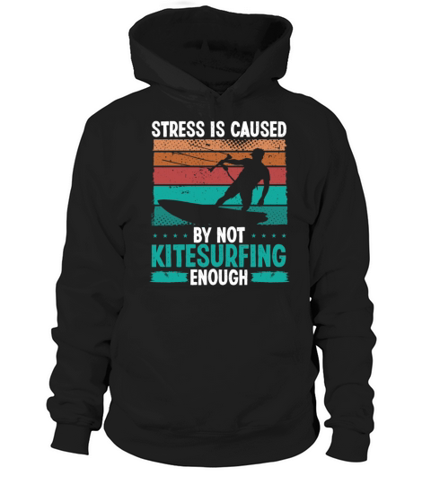 Kiteboarding Vintage Kitesurfing Retro Kitesurf Hoodie Unisex