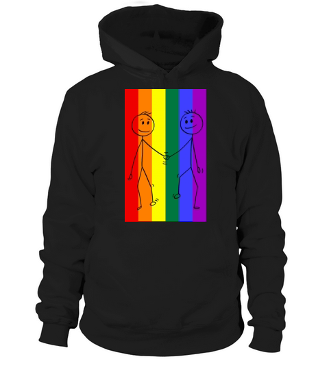 Pride flag color - Pride quote lgbt community Hoodie Unisex