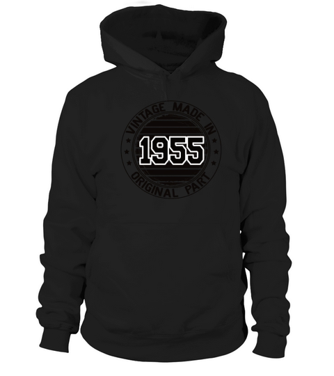 Vintage Made In 1955 Original Part Birthday 1955 Hoodie Unisex