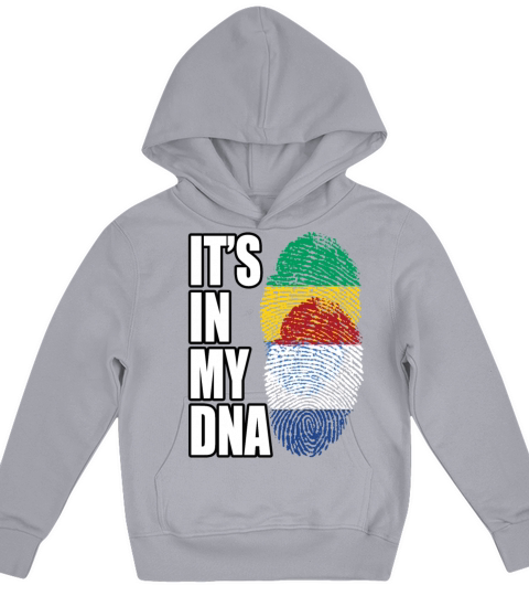 Gambian And Dutch Mix Heritage DNA Flag Kids Hoodie