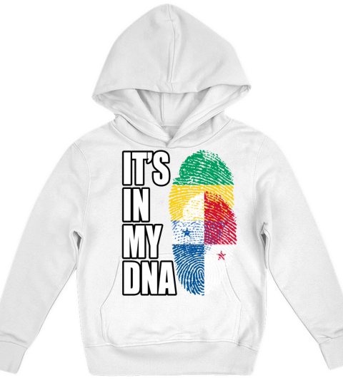 Gambian And Panamanian Mix Heritage DNA Flag Kids Hoodie