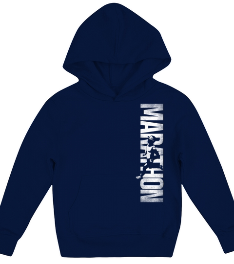 Running Runner Half Marathon Kids Hoodie