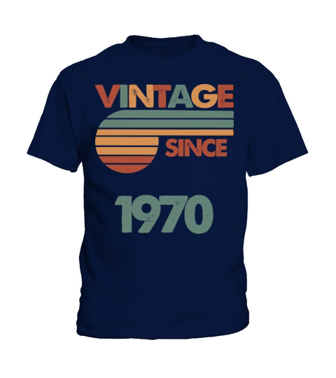 52th Vintage Birthday 1970 Kids T-Shirt