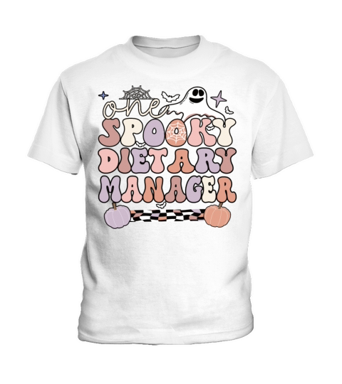 Dietary Manager Halloween Dietary Management Gift Kids T-Shirt
