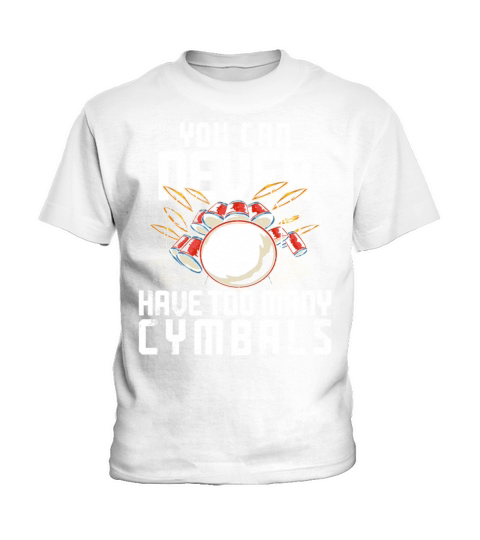 Drummer Drum Set Cymbal Vintage Kids T-Shirt