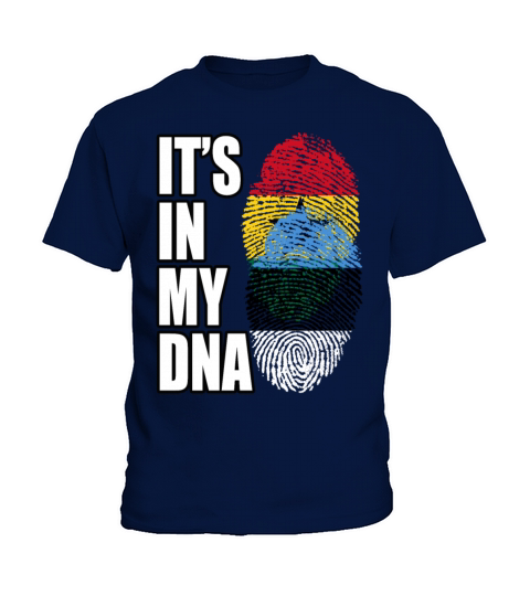 Ghanaian And Estonian Mix Heritage DNA Flag Kids T-Shirt