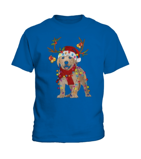 Merry Christmas Labrador retriever gorgeous reindeer Kids T-Shirt