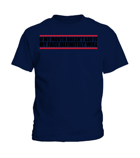my face definitely will Kids T-Shirt
