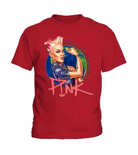 PINK BEAUTIFUL TRAUMA WORLD TOUR 2018 Kids T-Shirt
