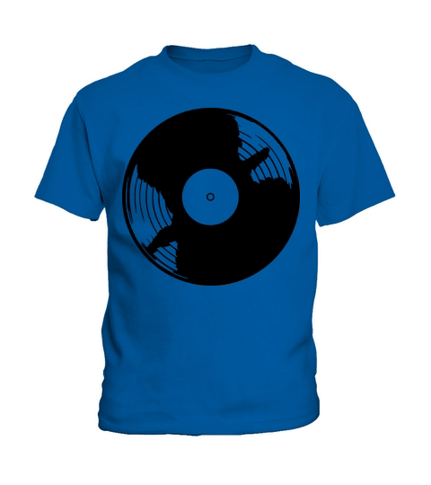 record vinyl music design Kids T-Shirt