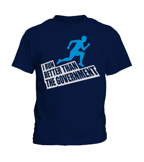 run better than government Kids T-Shirt