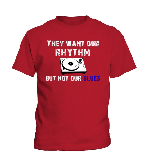 They want out rhythm but not out blues Kids T-Shirt
