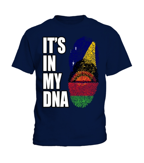Tokelauan And Malawian Mix Heritage DNA Flag Kids T-Shirt
