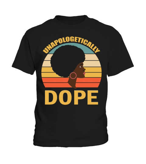 Unapologetically Dope Black Melanin Kids T-Shirt