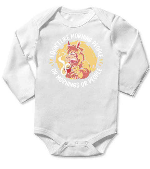 Alpaca Animal Long Sleeve Baby One-Piece