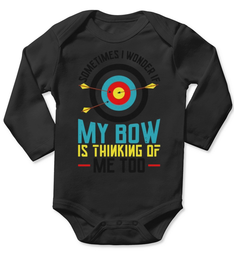 Archery Bow Archer Vintage Target Long Sleeve Baby One-Piece